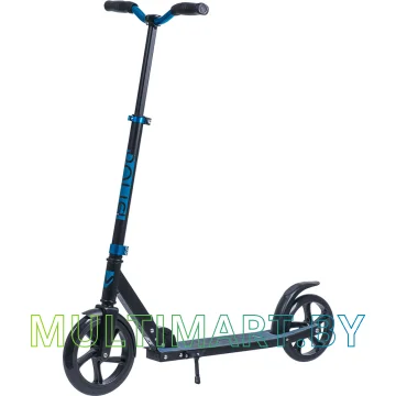 Самокат Novatrack Polis Pro 230.POLIS.BL20 (черный/бирюзовый, 2020)